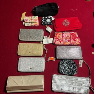 12 purses wallets and clutches